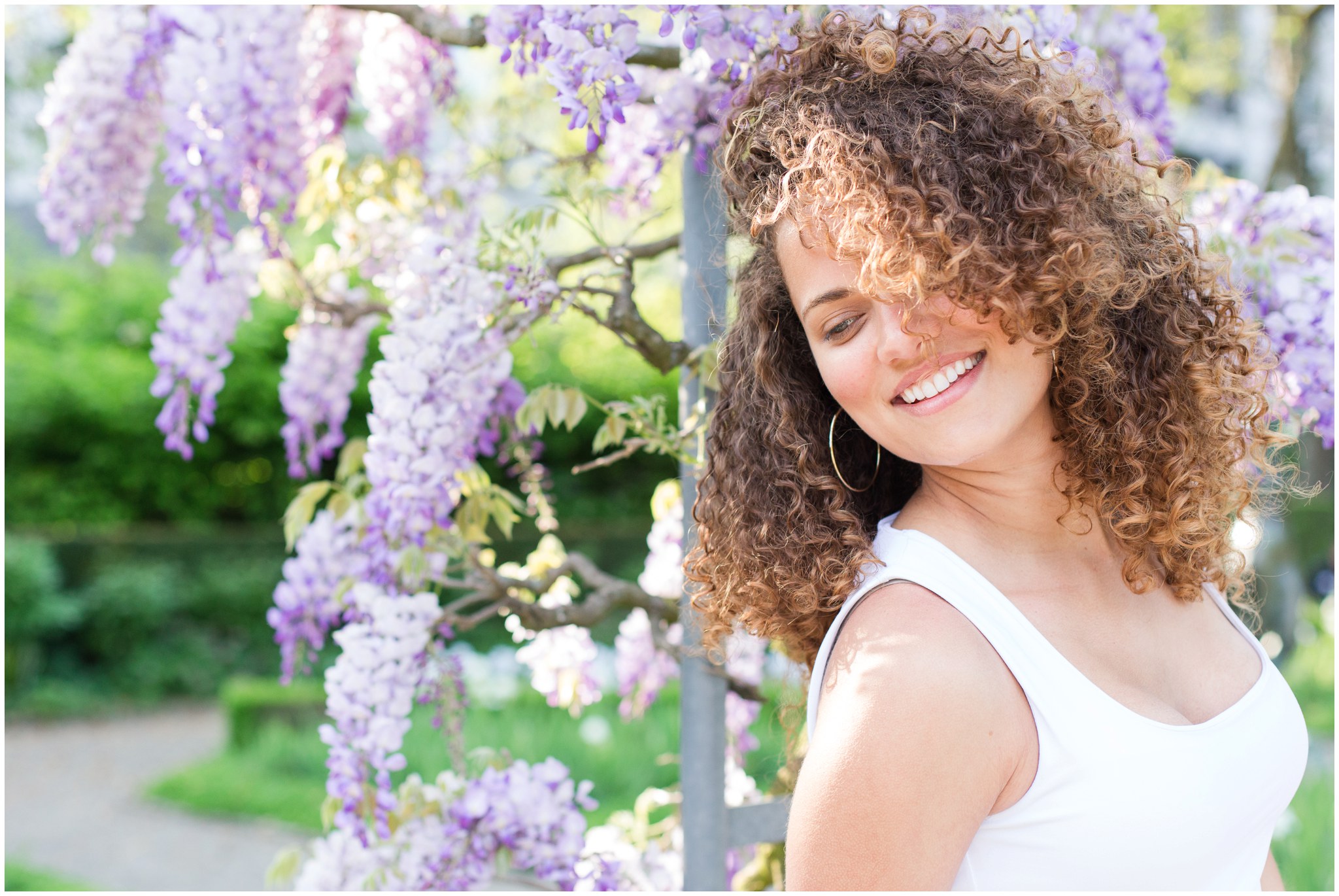 Fotoshooting Zürich Belvoirpark Fotograf Portrait Frühling