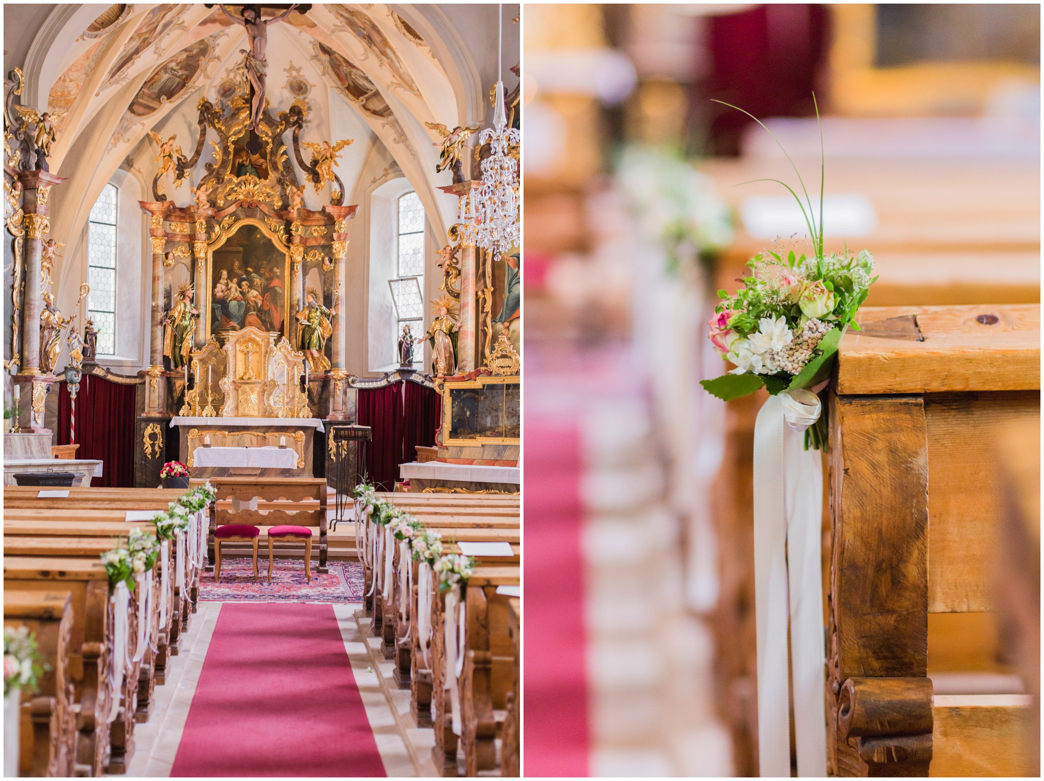 Alte Kirche St. Nikolaus von Lech Hochzeit kirchlich Heiraten in Östtereich
